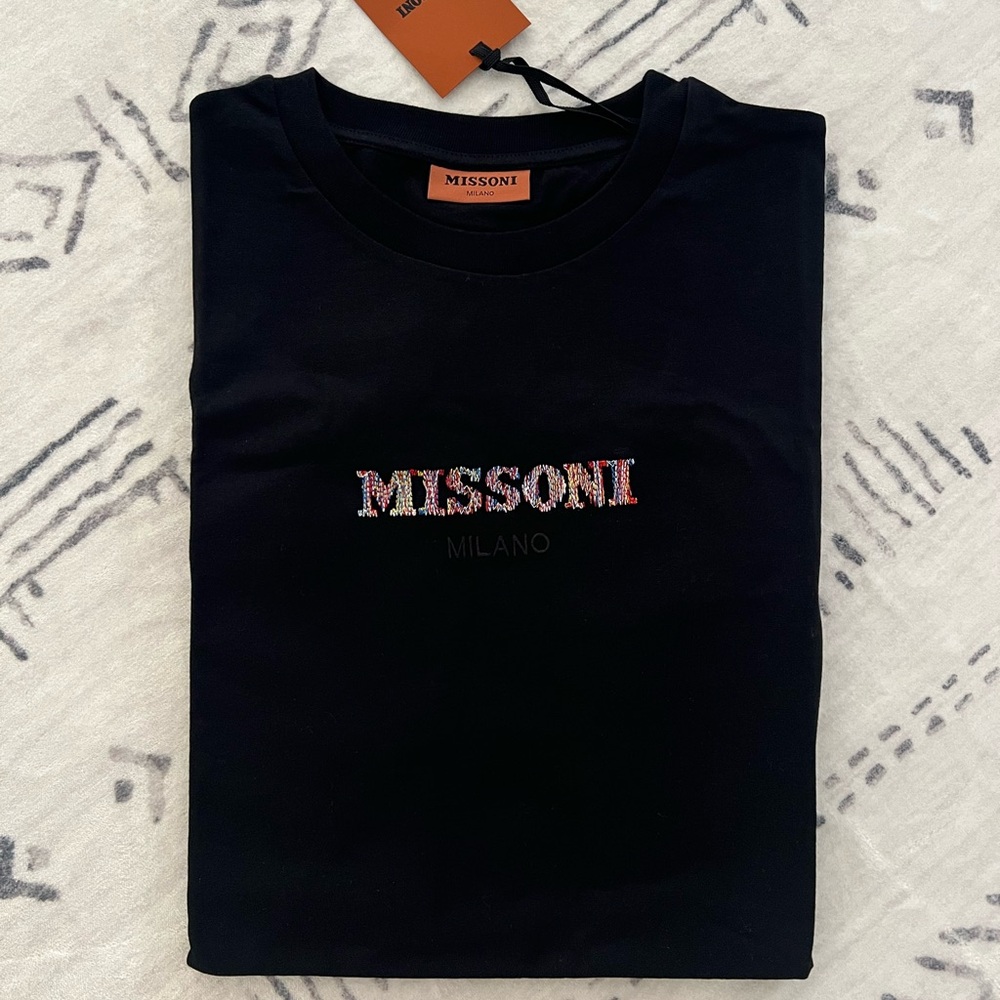 MISSONI women’s black  t-shirt, M